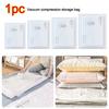 Многоразовый вакуумный компрессионный мешок органайзер для одежды вакуумный упаковочный мешок для одежды для домашнего хранения