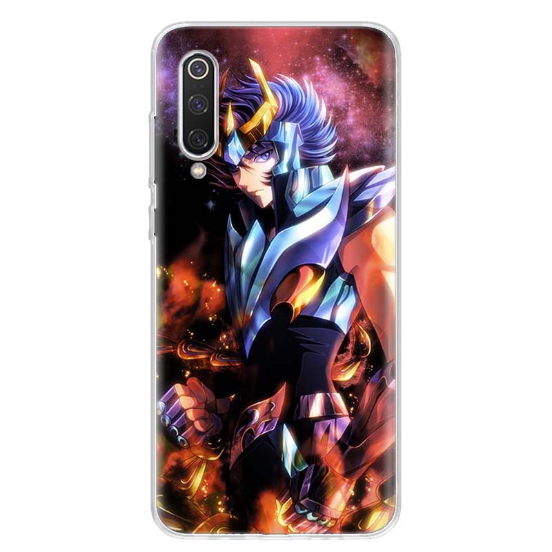 Чехол с изображением аниме Saint Seiya для Xiaomi Redmi Note 10 Pro Max 10S 9 9S 9T 8 8T 11T 11S 11 5G 11E 7 6 5 4X Coque