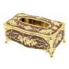 European Style Creative Carved Tissue Box Cover Holder Hotel Living Room Decorative Tissue Holders Dining-Table Tissue Box