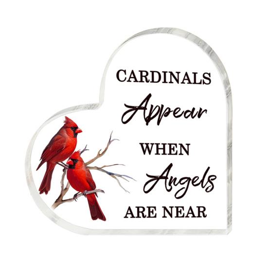 Прозрачный акриловый сердечный орнамент, настольный декор, напечатанный прозрачный акриловый блок, отдельно стоящее сердце