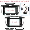 9/10 Inch For Hyundai IX25 CRETA 2014-2019 Car Radio Android MP5 Player Frame 2 Din Head Unit Fascia Stereo Panel Dash Cover