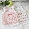 Short Style Puppy Vests Lace Trim Princess Dress New Cat Camisole  Summer Wear