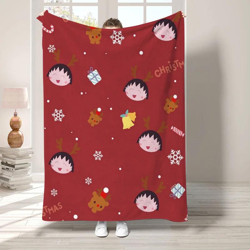 C-Chi-bi Maruko Bedroom Decoration Fleece Blanket for Decorative Sofa Fluffy Soft Blankets Bedspread on the Bed Boho Home Decor