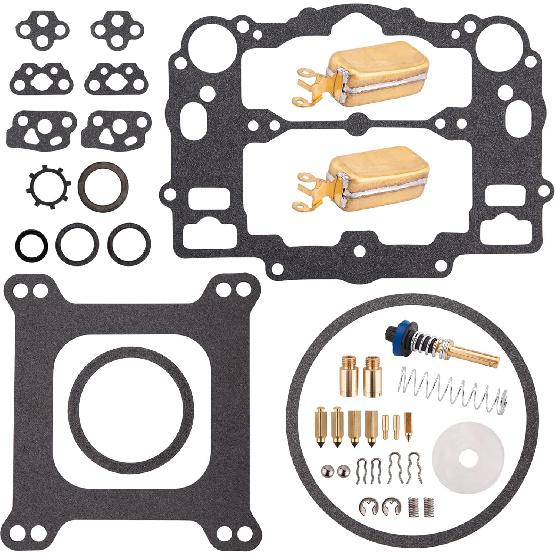 Carburetor Rebuild Kit Compatible With Edelbrock 1405 1406 1407 1408 1409 1410 1411, Carb Rebuild Kit For AFB 4 Barrel 500 600 650 700 750 800 CFM