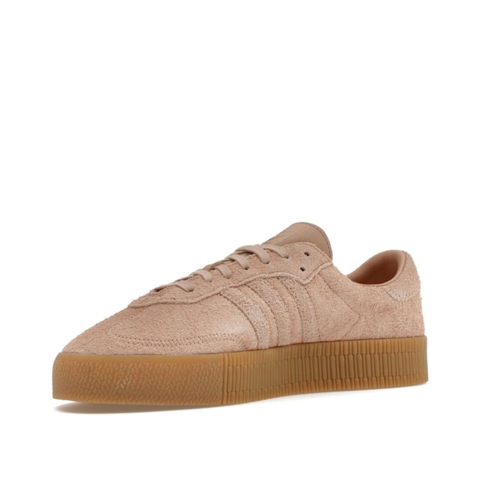 Adidas Sambarose Пепельно-розовые женские кроссовки Розовая подошва B37861