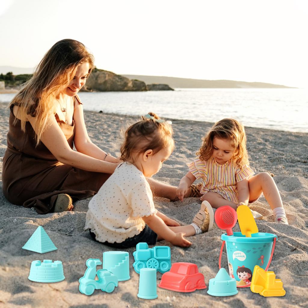 Детское пляжное ведро для копания и игры в песке, набор инструментов для песка, бассейн, пляжная лопата, квадроцикл, пляжная игрушка