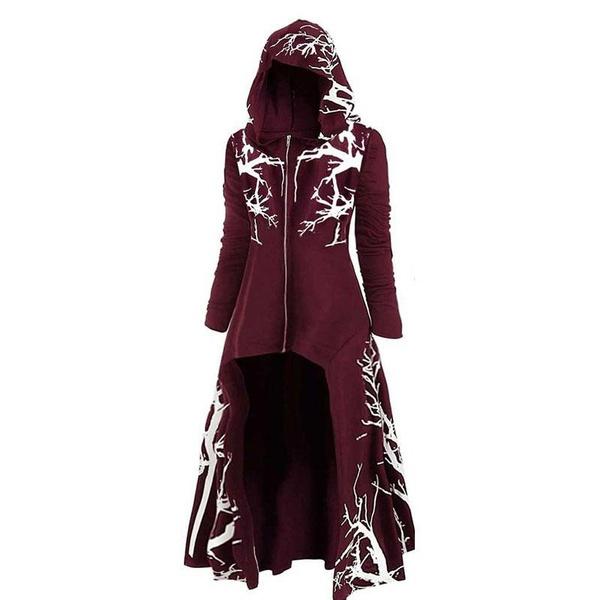 Хэллоуин Специальный Винтажный Шаль Брат Панк Капюшон Необычный Шаль Куртка