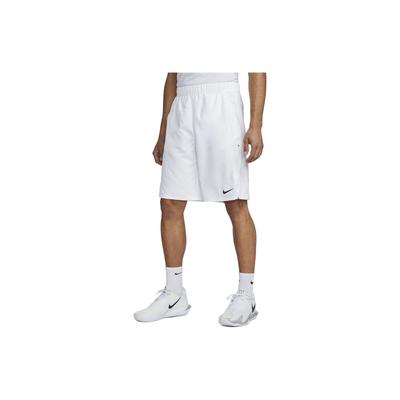 Court Dri-FIT Victory Однотонные шорты с принтом логотипа Мужские шорты Белый DD8335-100