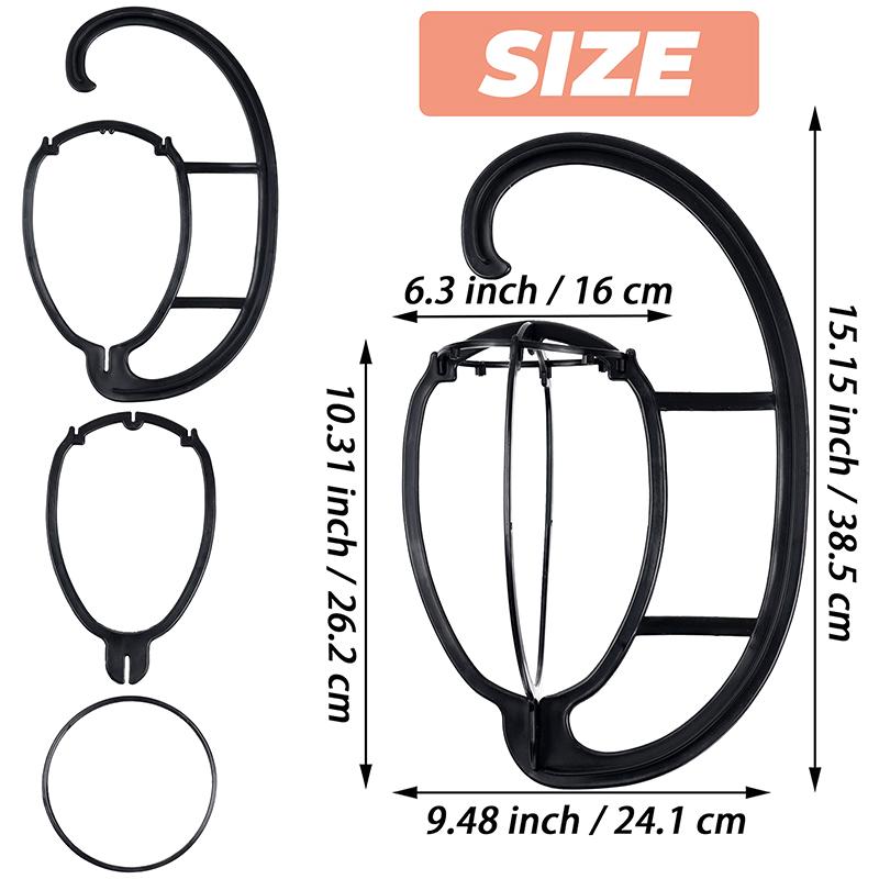 Подставка для париков 15 дюймов, портативная подставка для париков, складная подставка для демонстрации париков, стойка для нескольких париков и шляп.