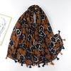 2024 Spring And Autumn Winter New Cotton And Hemp Long Thin Scarf Travel Versatile Sunscreen Warm Shawl For Women