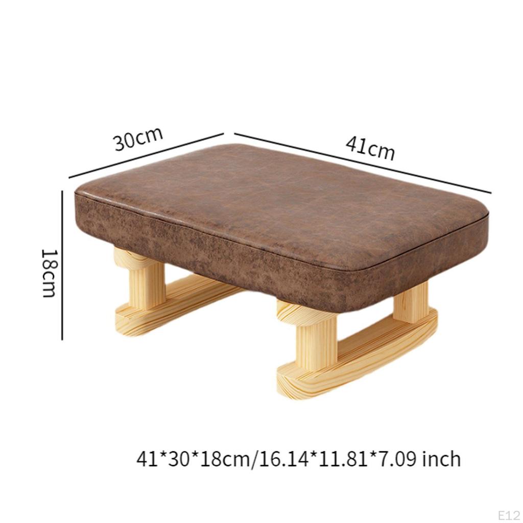 Эргономичная деревянная подставка для ног для комфорта в домашнем офисе