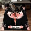 1PC Custom Name Dance Pink Elegance Theme Floor Mat Ideal for Living Room, Game Rooms, Office, Bedroom,Floor Mat Playful Design