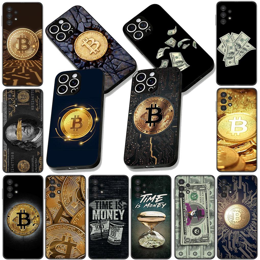 Чехол для Apple iPhone 13 12 Mini XS 11 Pro Max 7 8 Plus + XR SE 2022 2020 SE3 Чехол для телефона Биткоин BTC Деньги 100 Долларов