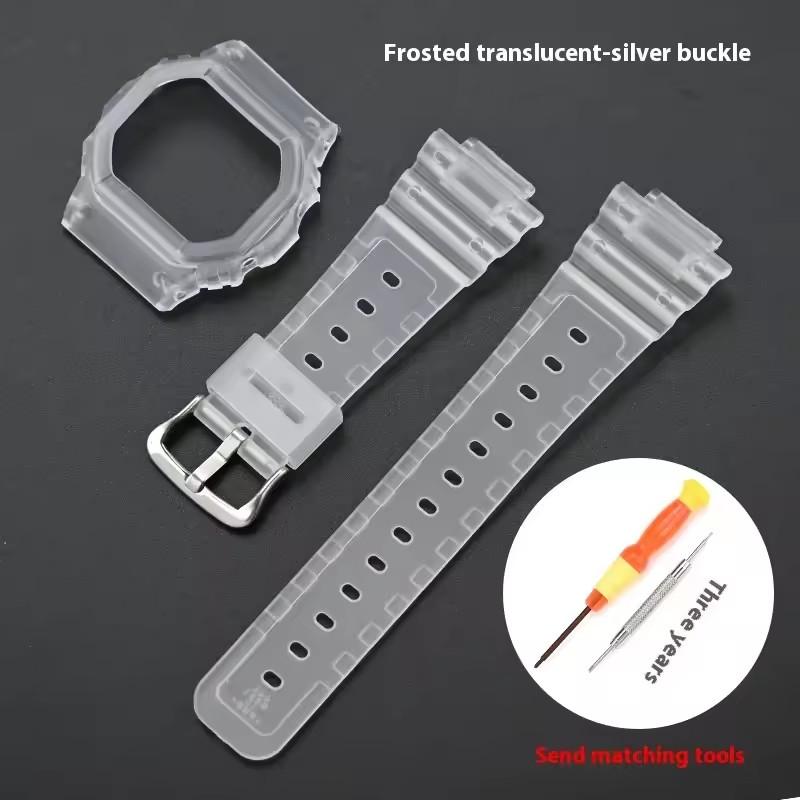 Резиновый смоляной ремешок с корпусом для Casio G-Shock DW-5600 GW-M5610 GW-B5600 G-5600 Мужские Женские Запасной Браслет Аксессуары для Часов Ремешок