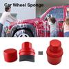 1 шт., губка для полировки автомобильных шин, аппликатор для автомобильного воска с крышкой, изогнутая форма, легкие инструменты для полировки шин, щетка для чистки