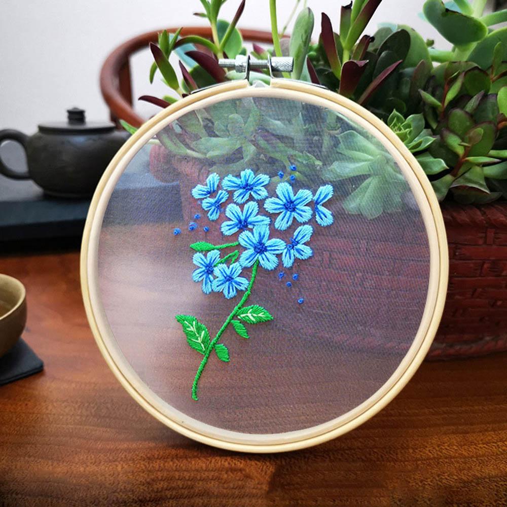 Нить Орнамент Швейные аксессуары Набор для вышивки крестом Пяльцы для вышивания Игла Дырокол Цветочная вышивка