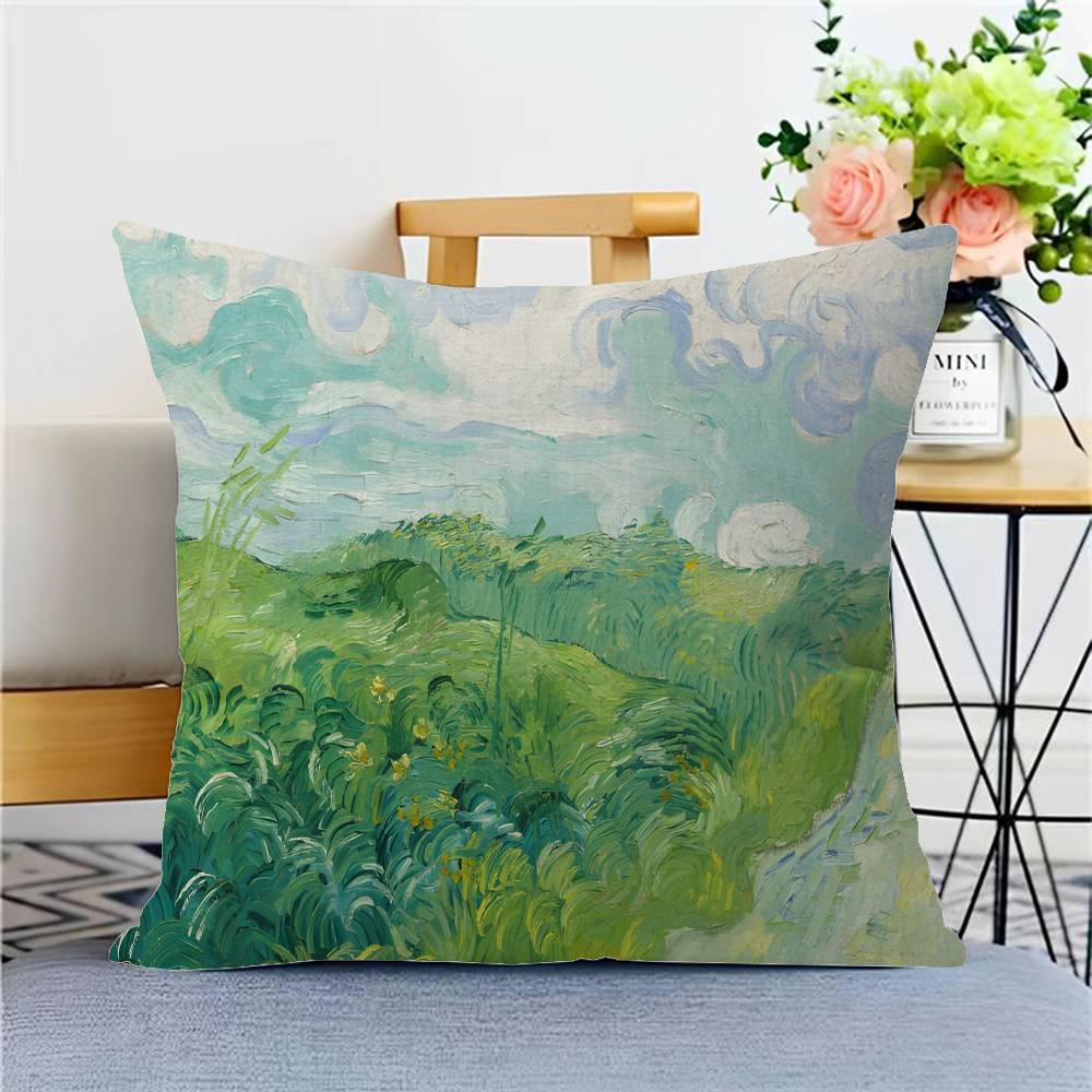 Painter Van Gogh Cushion Cover Pillow Cover Decor Pillowcase Printed Cushion Case For Couch