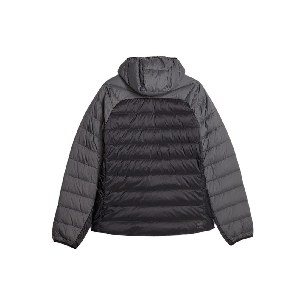 Puma Seasons Down Jacket Color Block Casual Hooded Down Coat Women Jacket Black 524118-01