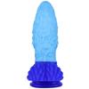 Blue Tyrant Mixed Color Liquid Silicone Big Penis Simulation Fake Penis Female Masturbation Device Anal Plug Adult Products