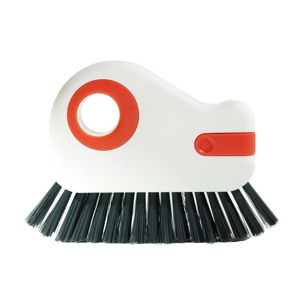 3-in-1 Detachable Household Window Groove Brush Bathroom Floor Tile Seam Cleaning Brush Kitchen Stove Dead Corner Cleaning Brush