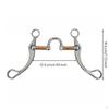 Stainless Steel Equestrian Bit Promotes Salivation Copper Barrel Horse Hand Polished