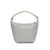 Elegant Hand-held Lunch Box Bag, Fashionable Hand-woven Bag, Trendy and Versatile Casual Shoulder Bag, Soft Leather Underarm Bag