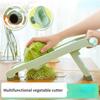 Kitchen Multifu Vegetable Slicer Home Fruit Vegetable Slicing and Shredding Machine Manually Adjustable Knob Lemon Potato Grater
