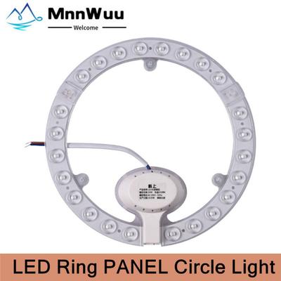 Светодиодная кольцевая панель, круговой светильник, 12 Вт, 18 Вт, 24 Вт, 36 Вт, холодный белый, AC220V-240V, светодиодный круглый потолочный светильник, круглая лампа, доска blub
