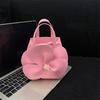 New Chinese-Style Floral Bucket Bag Flower French Mini Tote Bag Drawstring Bucket Purse Women