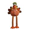 Turkey Gnome Doll Hanging Leg Turkey Doll for Thanksgiving Day Home Desk Shelf Decoration Harvest Festival Supply