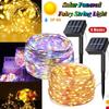 Solar Fairy String Lights 22M Solar Led Light Outdoor 8 Modes Waterproof Solar Lights For Garden Led Lights Christmas Decor