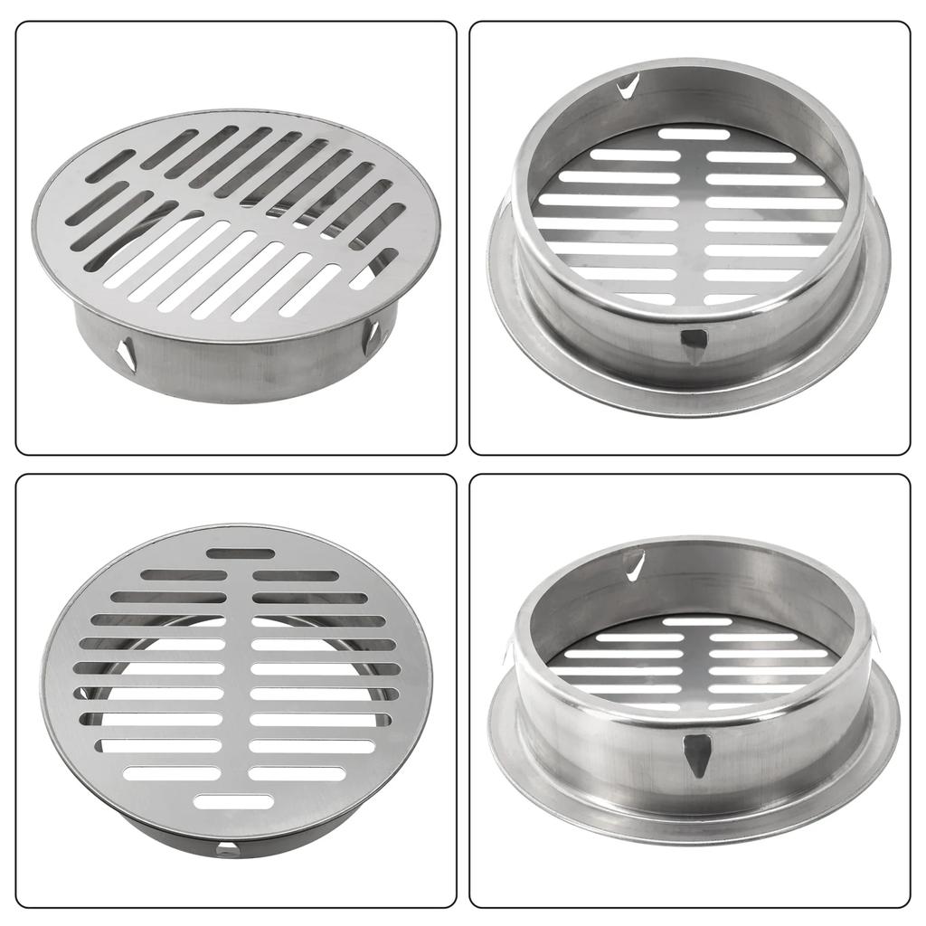 50-200 мм слив для пола, балконный слив для пола, нержавеющая сталь, большой объемный слив, наружный кровельный антиблокировочный фильтр для пола