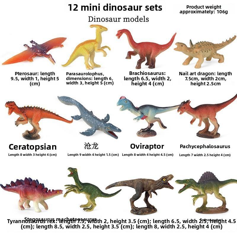 Miniature Wild Animal Figurines Collection With Static Plastic Figures For Home Display And Gift