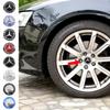BNXP8 4Pc For Mercedes Benz C180 C200 C260 W124 W126 W140 W168 W176 56mm 60mm 65mm Car Wheel Hub Cap Center Sticker Emblem Badge Decal