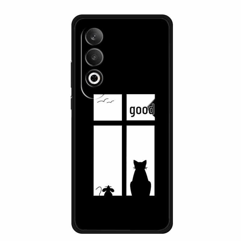 TPU чехол для телефона с рисунком животных и букв для Nord CE 4/OPPO K12 5G