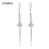 Lindon Copper Alloy Zircon Earrings Drop Earrings For Women Wedding Party Gifts