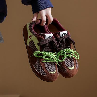 Осень новые дышащие женские студенческие повседневные туфли женские беговые женские туфли