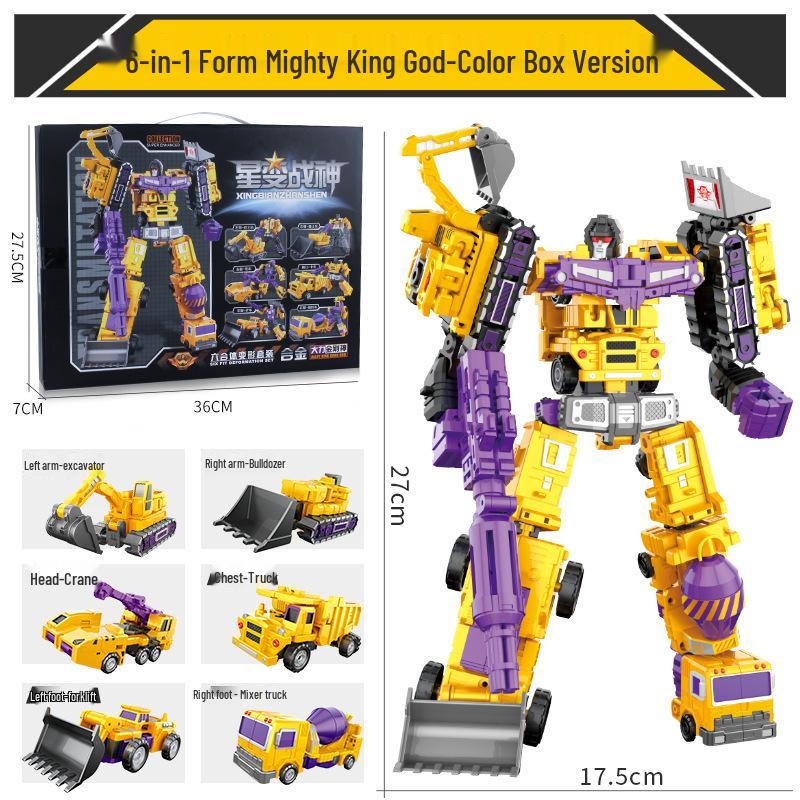 Yuexing Сплав Трансформируемая Инженерная Машина Геркулес Кинг Конг Обучающая Модель Робота