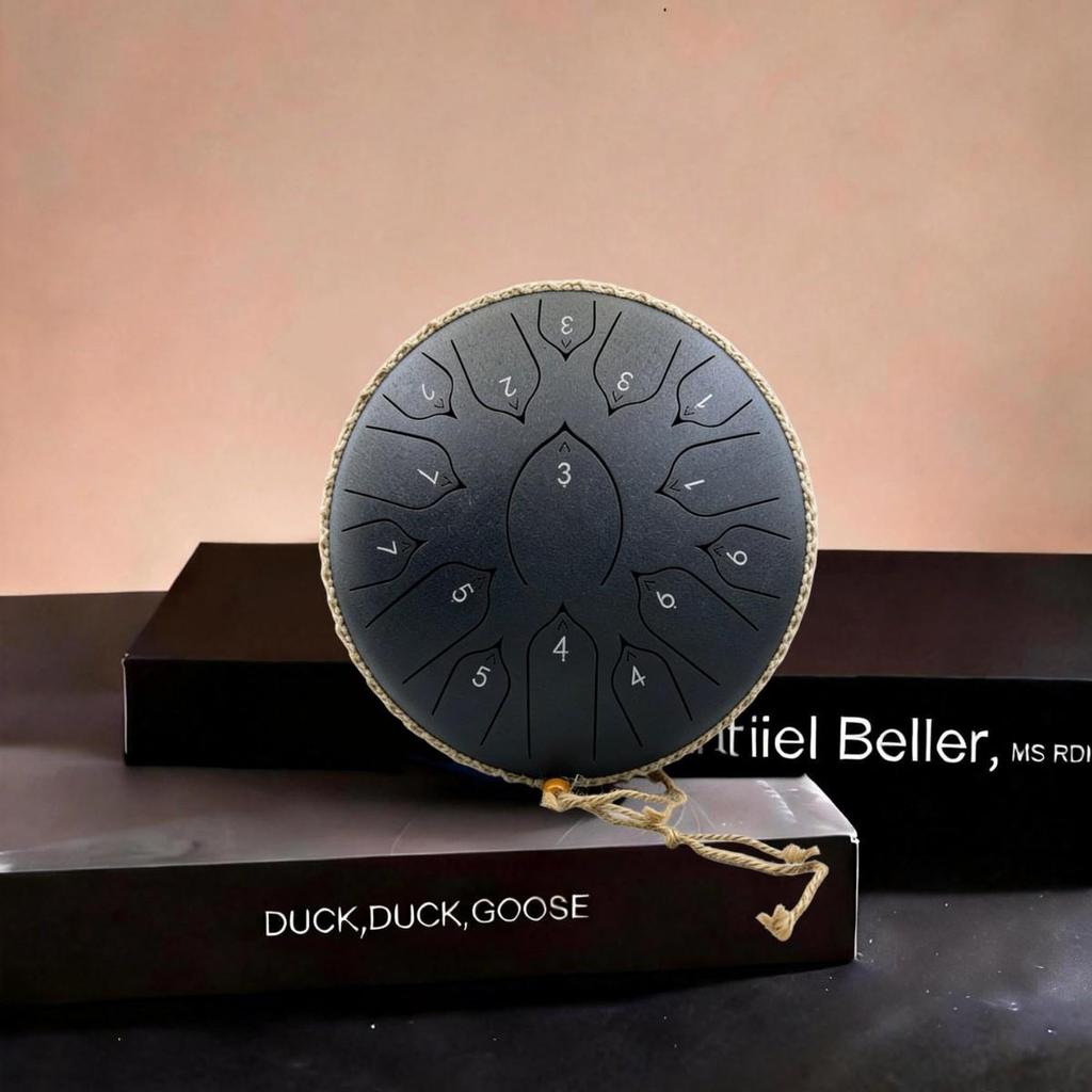 13-дюймовый стальной язычковый барабан «Лотос» на санскрите - Инструмент с неземным звучанием