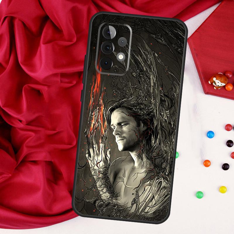 Чехол для Samsung Galaxy A26 A05 A06 A16 A54 A34 A14 A22 A32 A52 A55 A35 A15 A53 A13 A56 A36 с сериалом Сверхъестественное