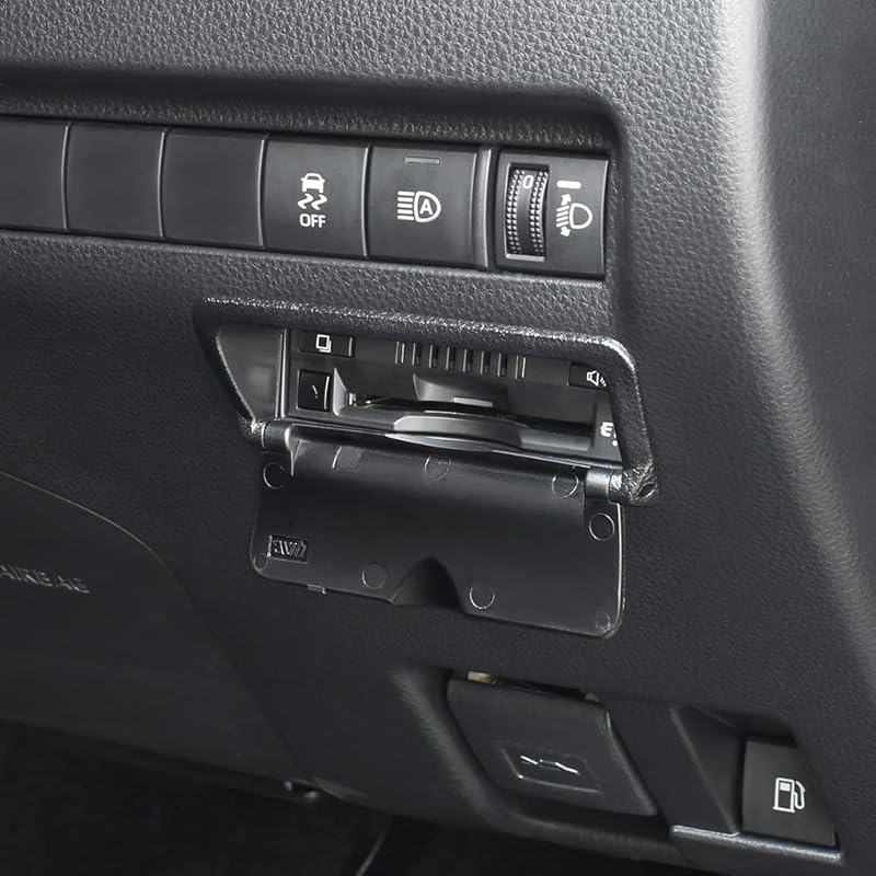 Специальная встроенная крышка ETC для автомобиля Tsuchiya Yac для Toyota Harrier 80 серии, Черная, 180 x 100 x 50 мм, SY-HR16