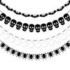 Spider Halloween Skeleton Paper Banners Set Party Scene Decor Event Displays