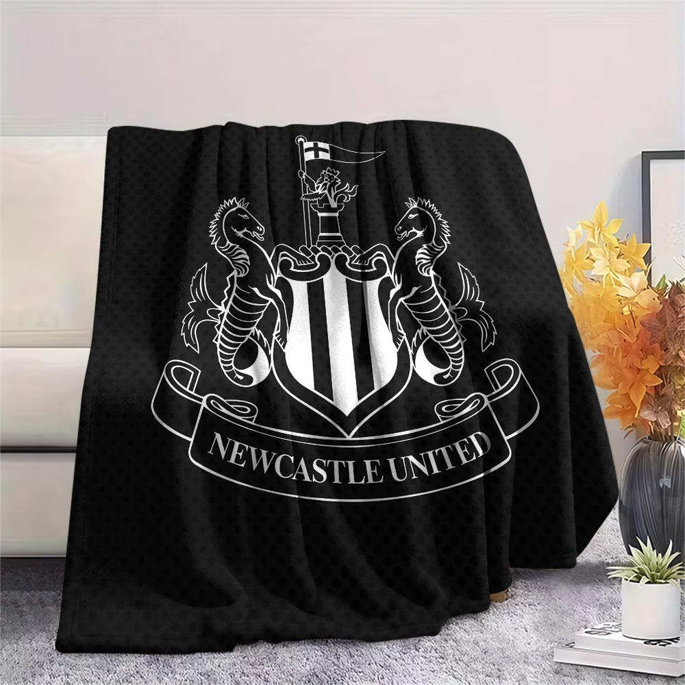 Newcastle United FC Flannel Blanket, High quality Comfortable for All Seasons, Home Decor, Warmth and Comfort