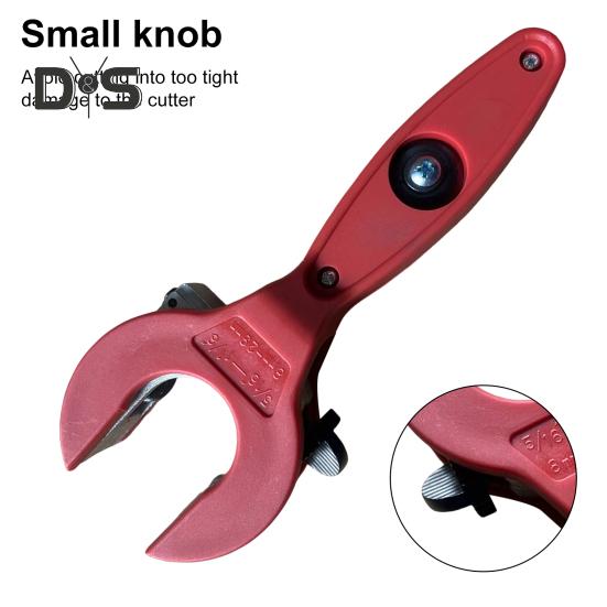 Труборез с храповым механизмом и острым прочным лезвием, сверхпрочный, быстрорежущий инструмент для резки медных труб одной рукой