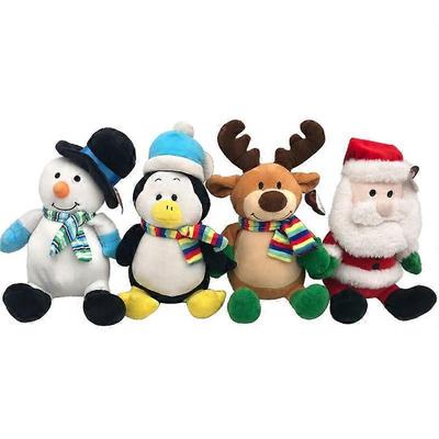 Рождественская серия подушек Merrychristmas Милый Санта-Клаус Лось Плюшевая игрушка