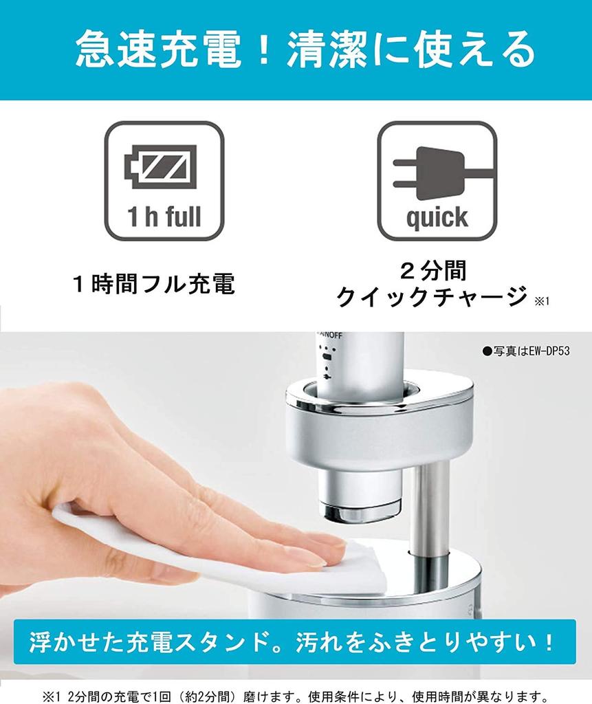 Электрическая зубная щетка Panasonic Doltz, Серебристая, EW-DP53-S