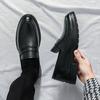 Модный Роскошный Бренд Мужская Кожаная Обувь Офисная Обувь Мужская Платформа Кожаная Свадебная Банкетная Обувь Лоферы Удобная Деловая Обувь Zapatos
