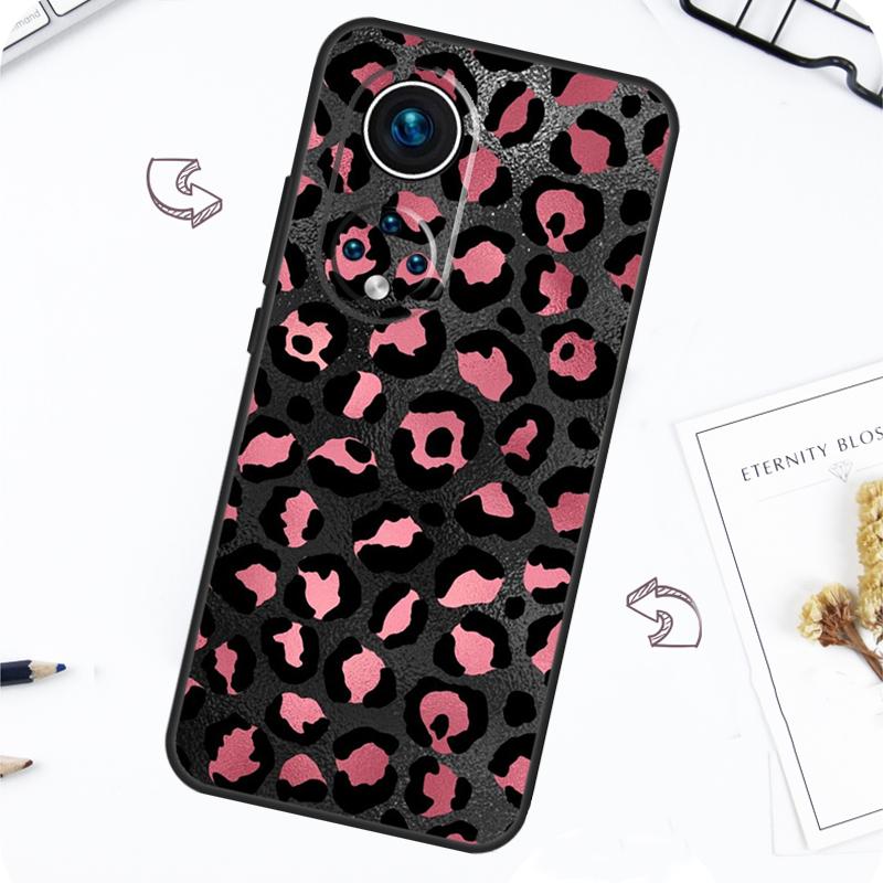 Чехол с леопардовым принтом для Honor Magic 7 5 6 Lite Honor 200 Pro X8b X9a X8a X8 X9 X9c X9b 50 70 90 Lite