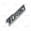 2 шт./лот 3D металлическая эмблема автомобиля TURBO, авто значок, задний багажник, именная табличка, наклейки на боковое крыло, наклейка