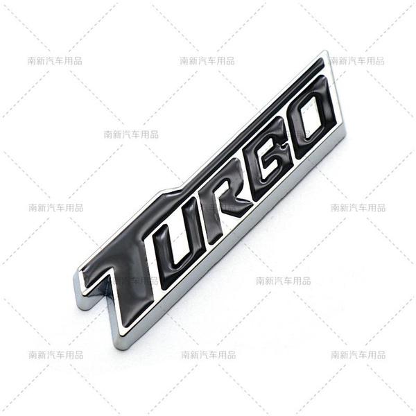 2 шт./лот 3D металлическая эмблема автомобиля TURBO, авто значок, задний багажник, именная табличка, наклейки на боковое крыло, наклейка